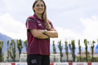Un nouveau défi pour Sandrine Mauron KEYSTONE/CYRIL ZINGARO